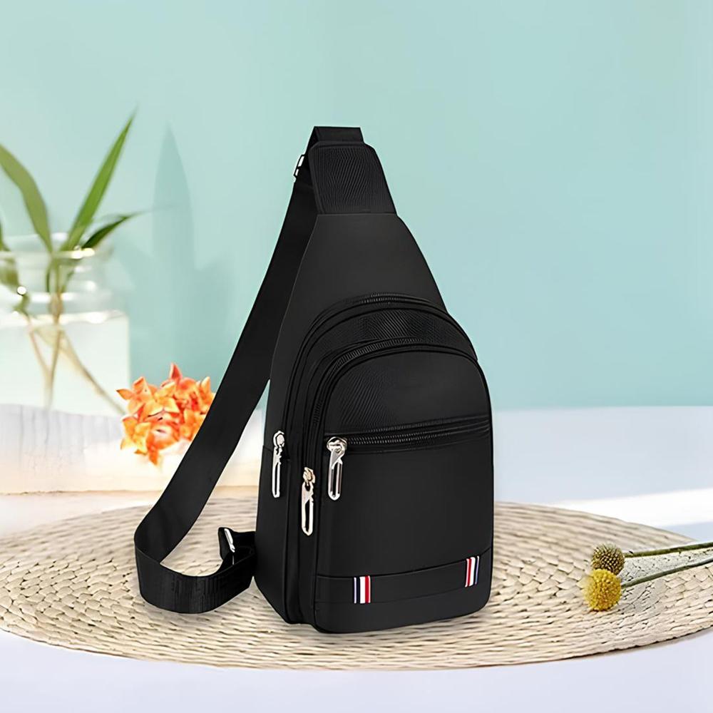 Multipurpose Crossbody Chest Bag For With Usb Charging Port - Color: Mix