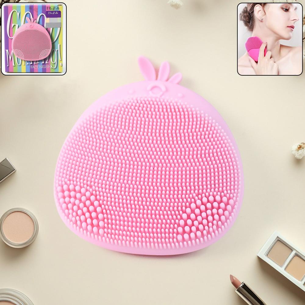 Silicone Face Cleansing Brush (1 Pc) - Color: Mix