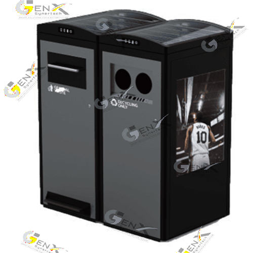 Smart Solar Dustbin Iot Smart Waste Bin - Material: Ss304 / Frp / Gi