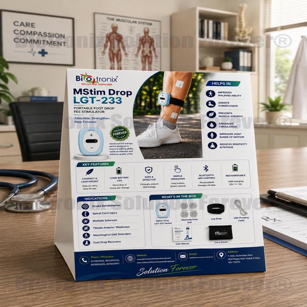 Smart Neuro Muscle Therapy Device for Foot Drop Patients