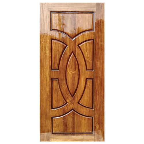 TW 101 Solid Wooden Door - Teak Hardwood, Customized Size, Classic Panel | Sealed Edges, Moisture Resistant, Lockset Options