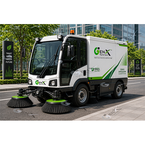 Truck Mounted Fully Electric Road Sweeper