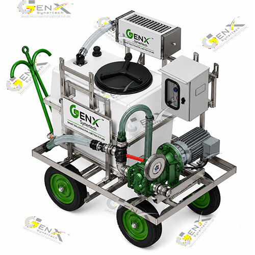 400 L Trolley-Mounted Sewage Evacuation Machine