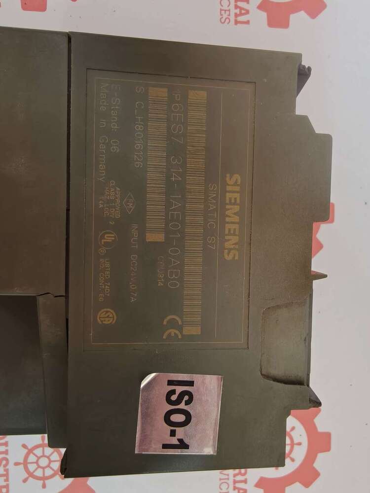 Siemens 6ES7 314-1AE01-0AB0 Simatic S7-300 PLC CPU