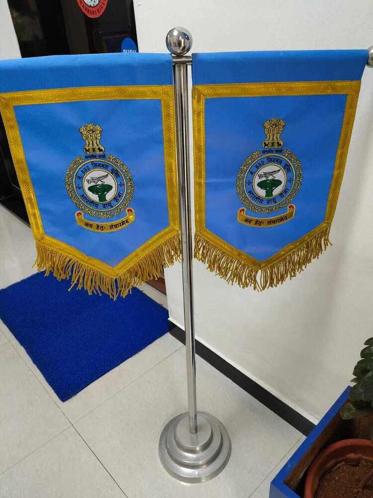 T Steel Flag Stand