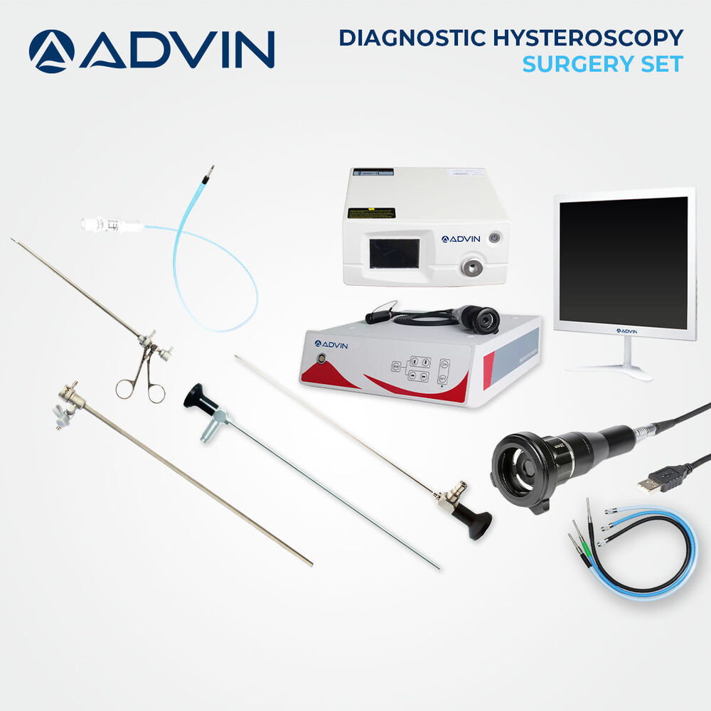 Hysteroscopy Procedure Kit - Medical Grade Pvc & Stainless Steel, Standard Pack 35x25x10 Cm | Sterile, Single-use, Diagnostic & Operative Instruments