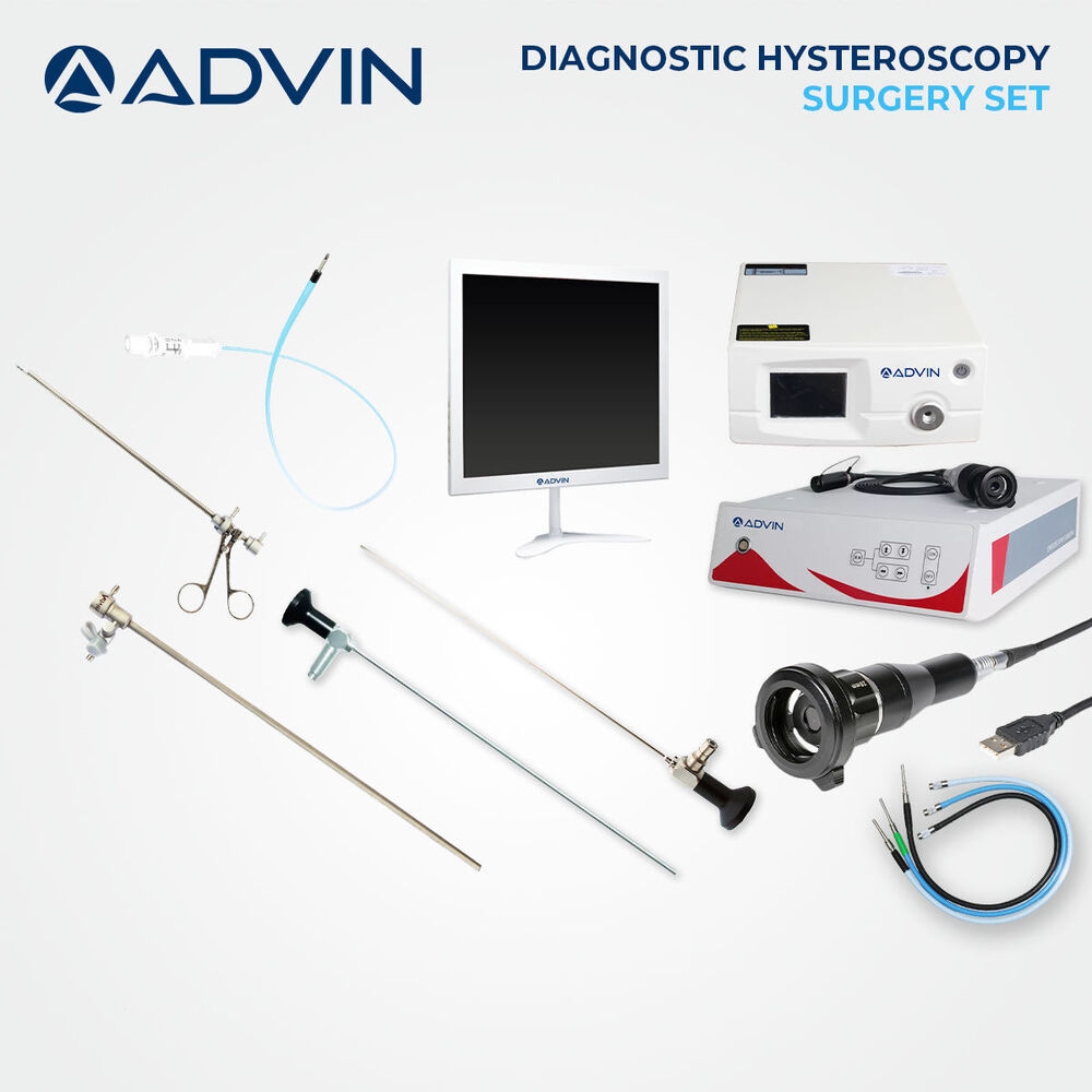 Hysteroscopy Procedure Kit - Medical Grade Pvc & Stainless Steel, Standard Pack 35x25x10 Cm | Sterile, Single-use, Diagnostic & Operative Instruments