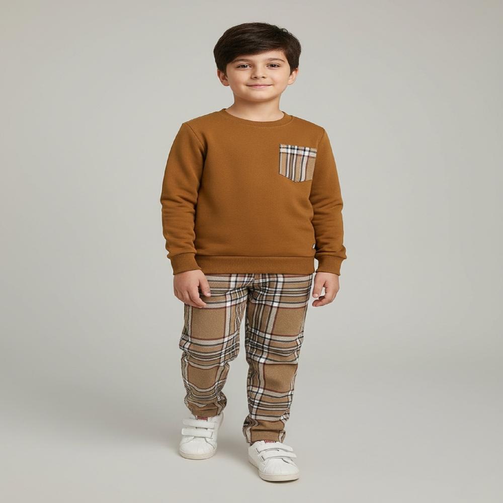 Full Sleeve T Shirt With Track Pant Set For Kids Boys And Girls - Age Group: 1 To 15 Years