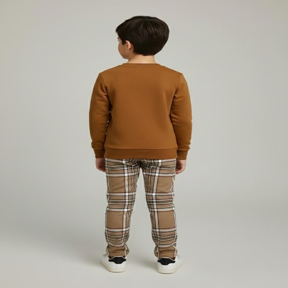 Full Sleeve T shirt With Track Pant Set For Kids Boys And Girls