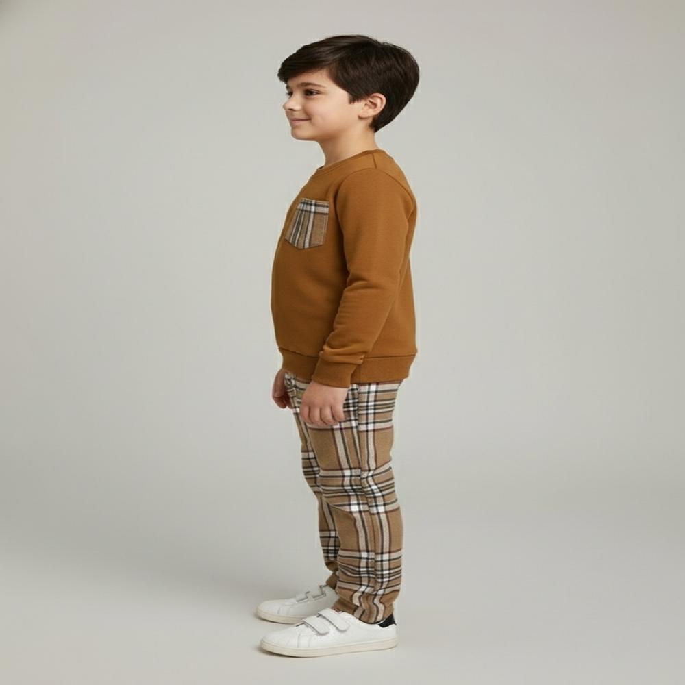 Full Sleeve T shirt With Track Pant Set For Kids Boys And Girls