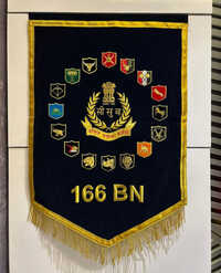 Army Embroidery Flag Banner
