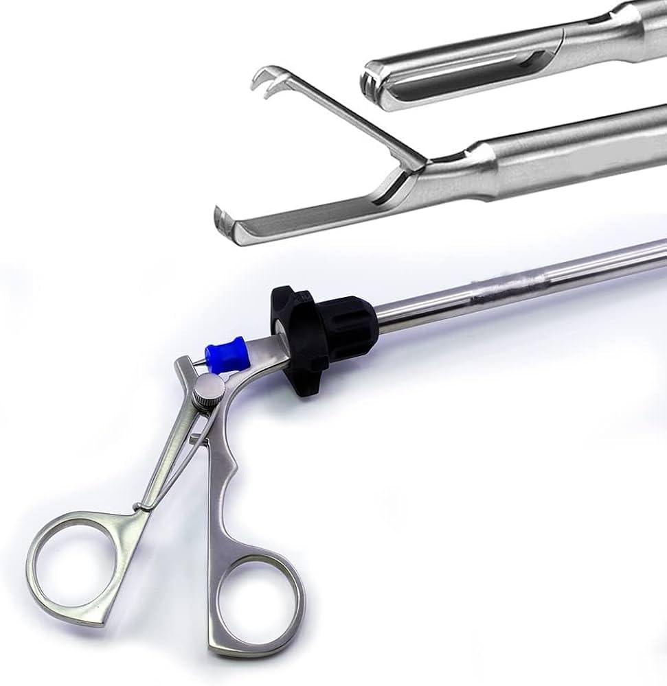 Laparoscopic Claw Forceps Gall Bladder Extractor Grasper Tissue Retractor for Surgical Laparoscopy