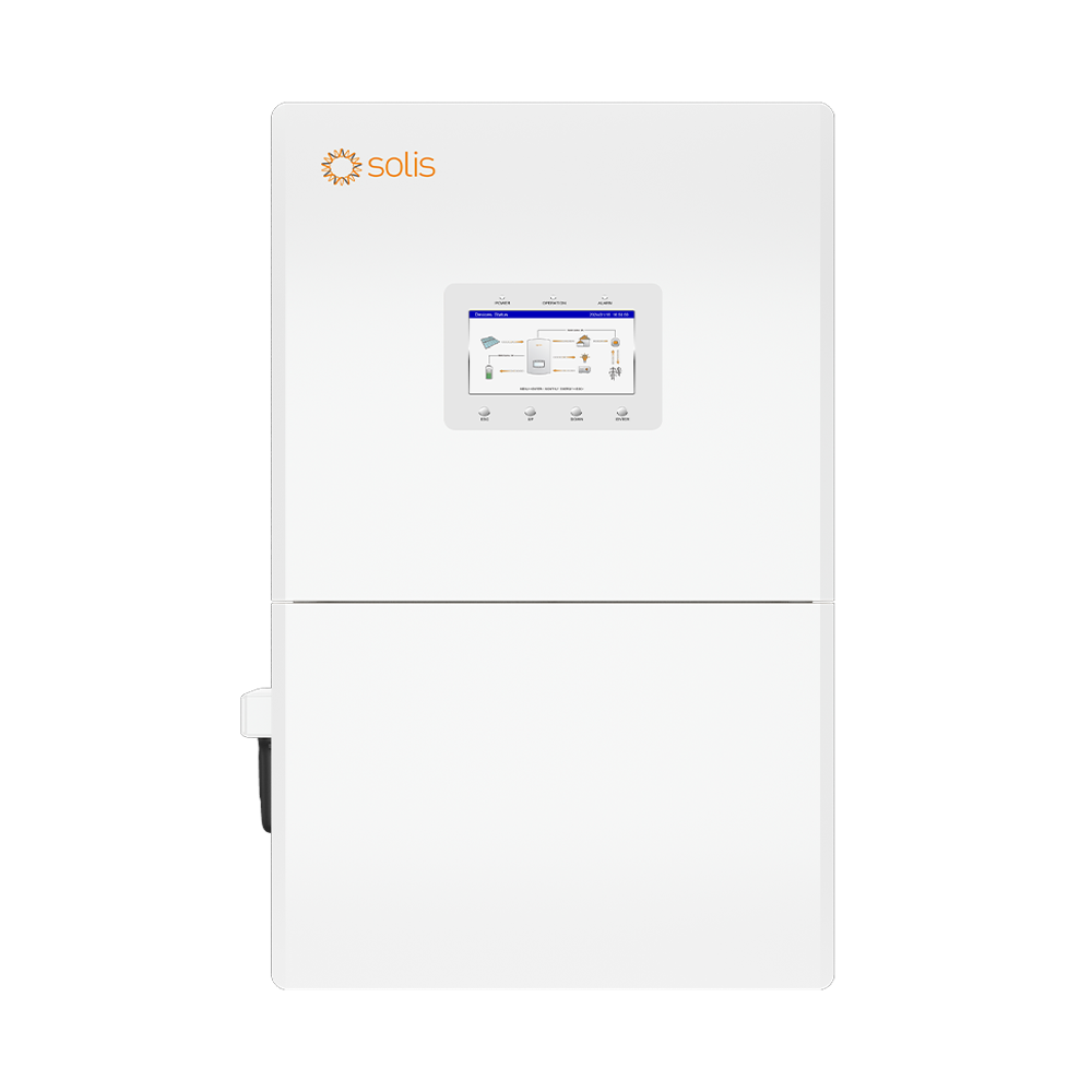 Solis 14kW Hybrid Energy Storage Inverter, 3 MPPTs, 14kW Rated Output, Max. Efficiency 96.0%