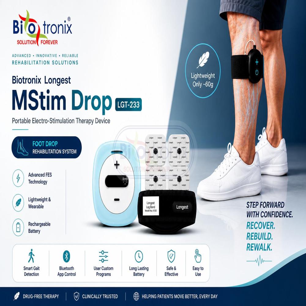 Foot Drop Walking Support Machine for Daily Rehabilitation