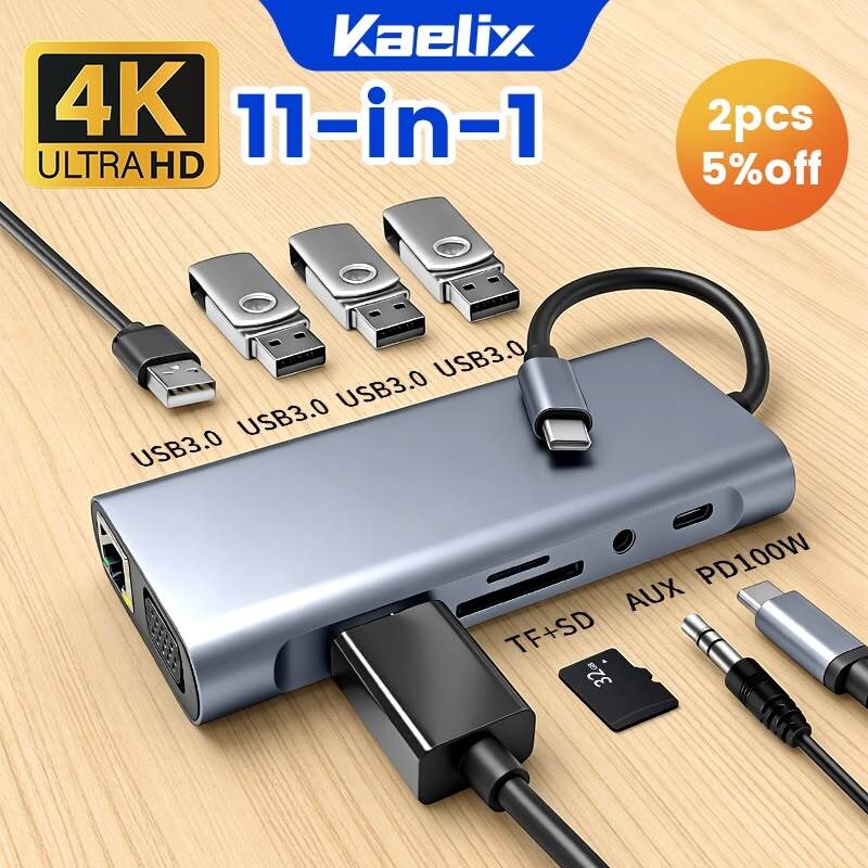 11-in-1 USB Type-C Docking Station