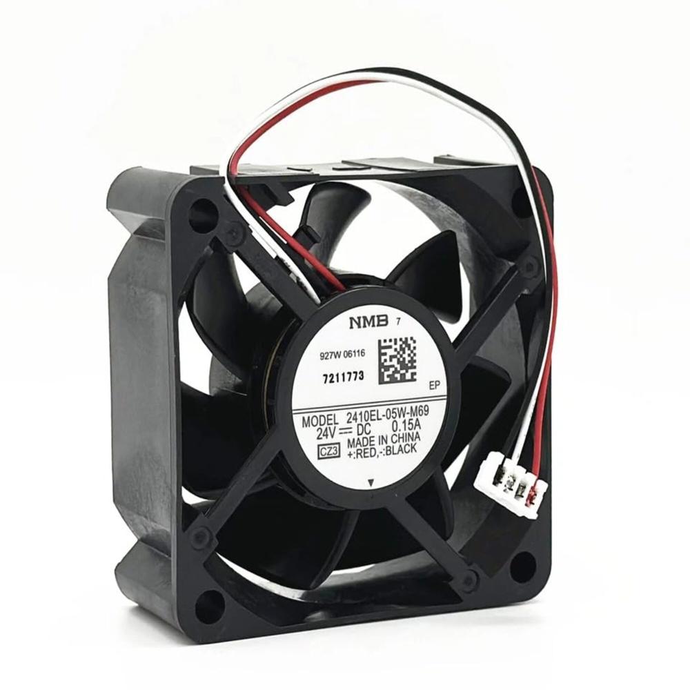 NMB-MAT 2410EL-05W-M69 24V DC 0.15A 6025mm Ball Bearing Industrial Inverter Axial Cooling Fan