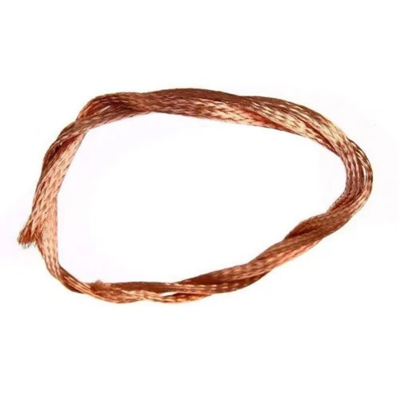 5mm Braided Copper Wire Rope - Hardness: Rigid