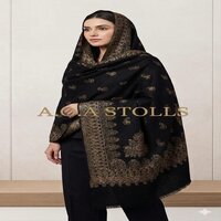 Acrylic Viscose Zaari Stoll - Material: Wool