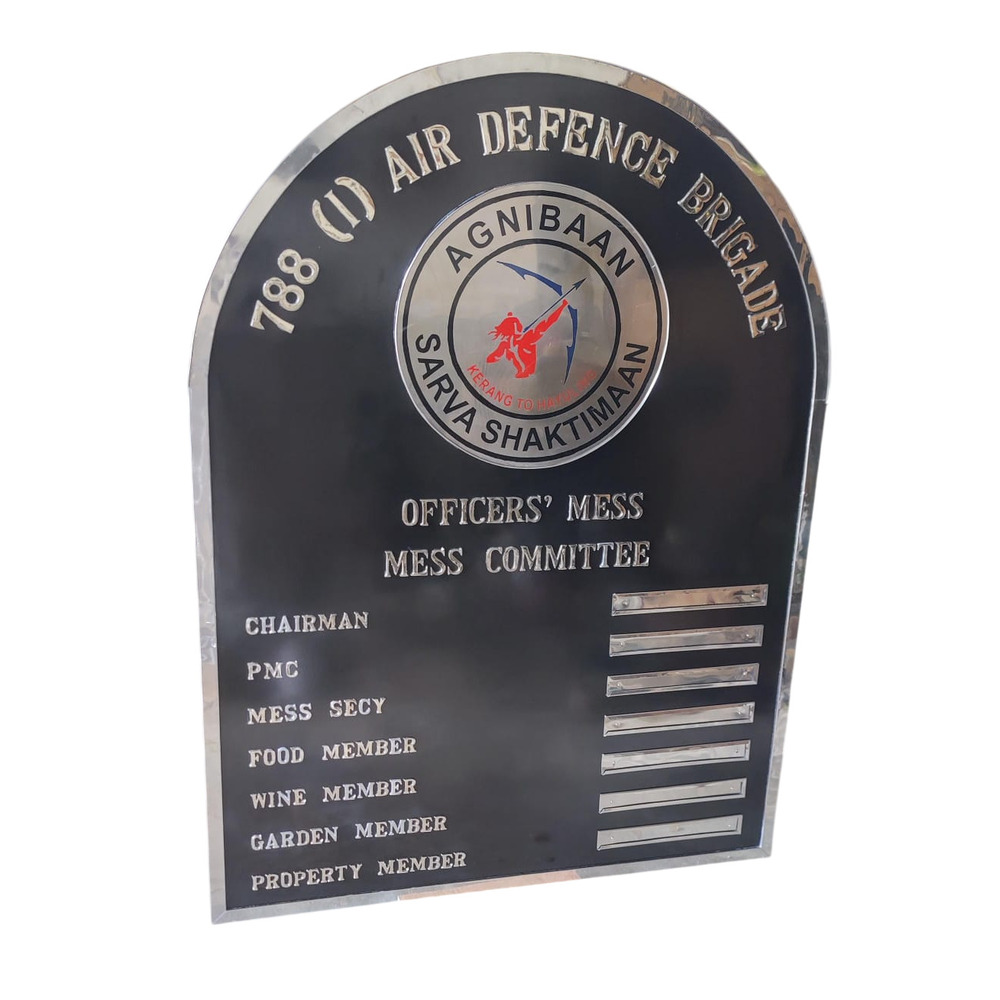 Stainless Steel Incumbency Board
