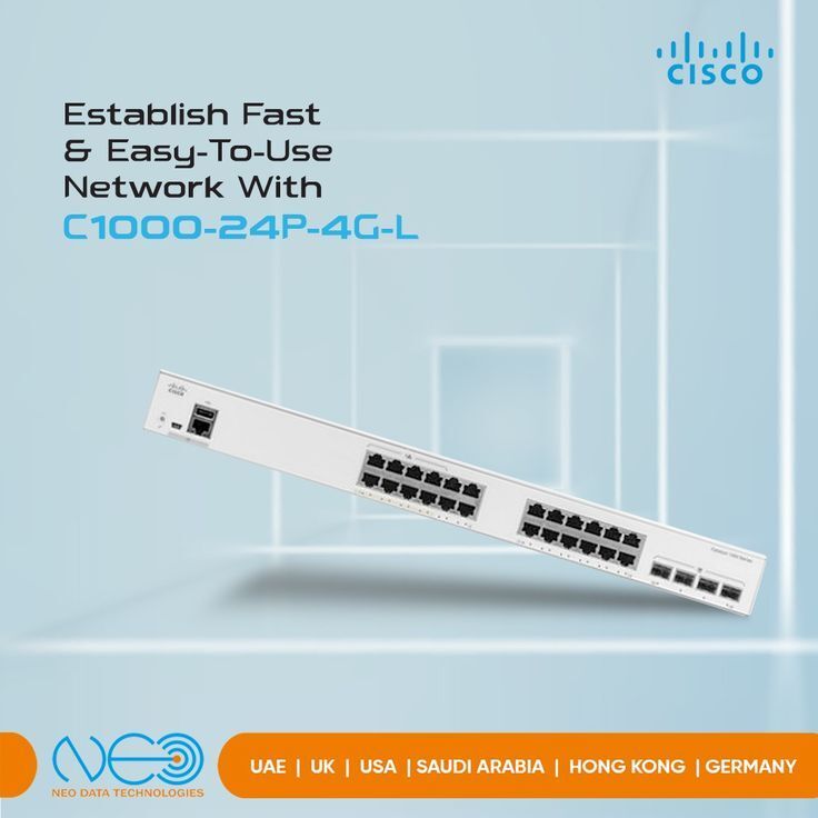 Cisco C1000-24P-4G-L Network Switch