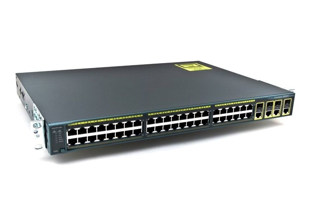 Cisco WS-C2960G-48TC-L Catalyst Network Switch