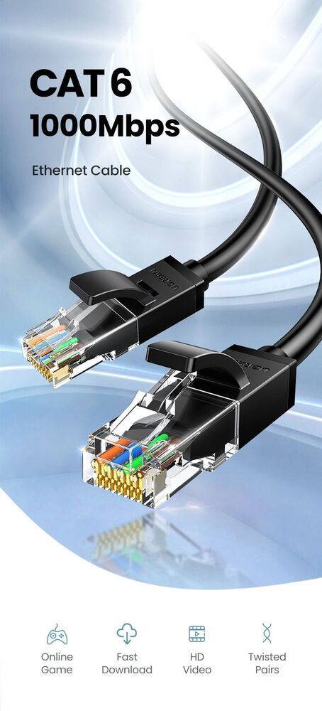 CAT6 Ethernet Cable 6 RJ 45 Network Cable
