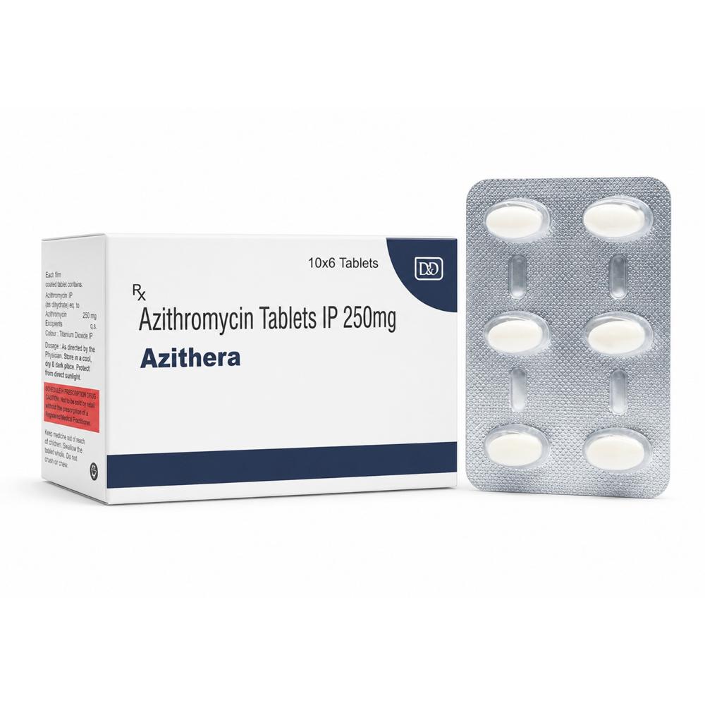 Azithromycin 250Mg Tablets - Drug Type: General Medicines