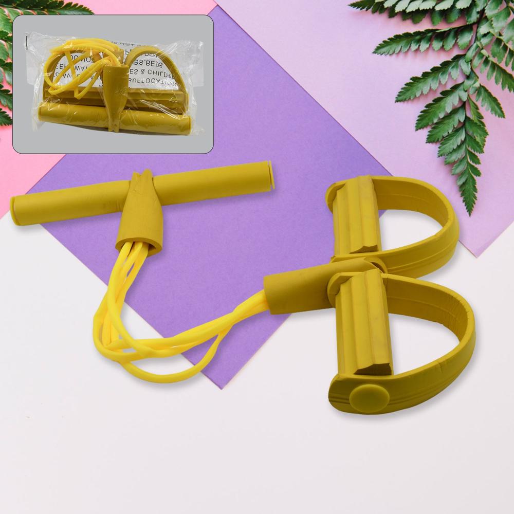 Extra Strong Pull String Body Building Training Pull Rope Rubber Exerciser - Color: Mix
