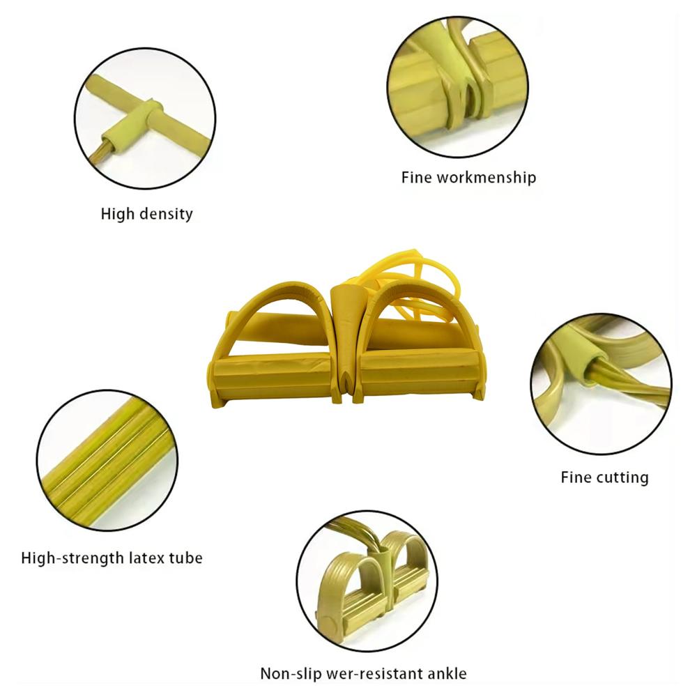Extra Strong Pull String Body Building Training, Pull Rope Rubber Exerciser - Color: Mix