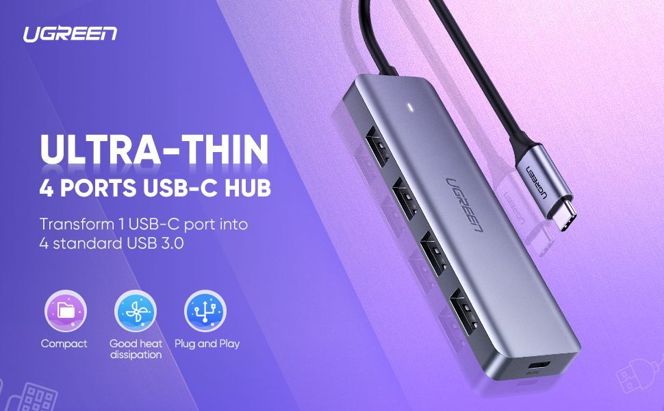 4 PORT USB Hub