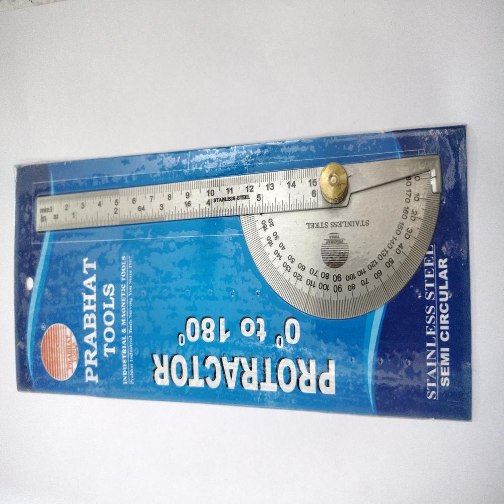 Degree Protractor Round - Application: Measuring And Marking Angles Up To 360