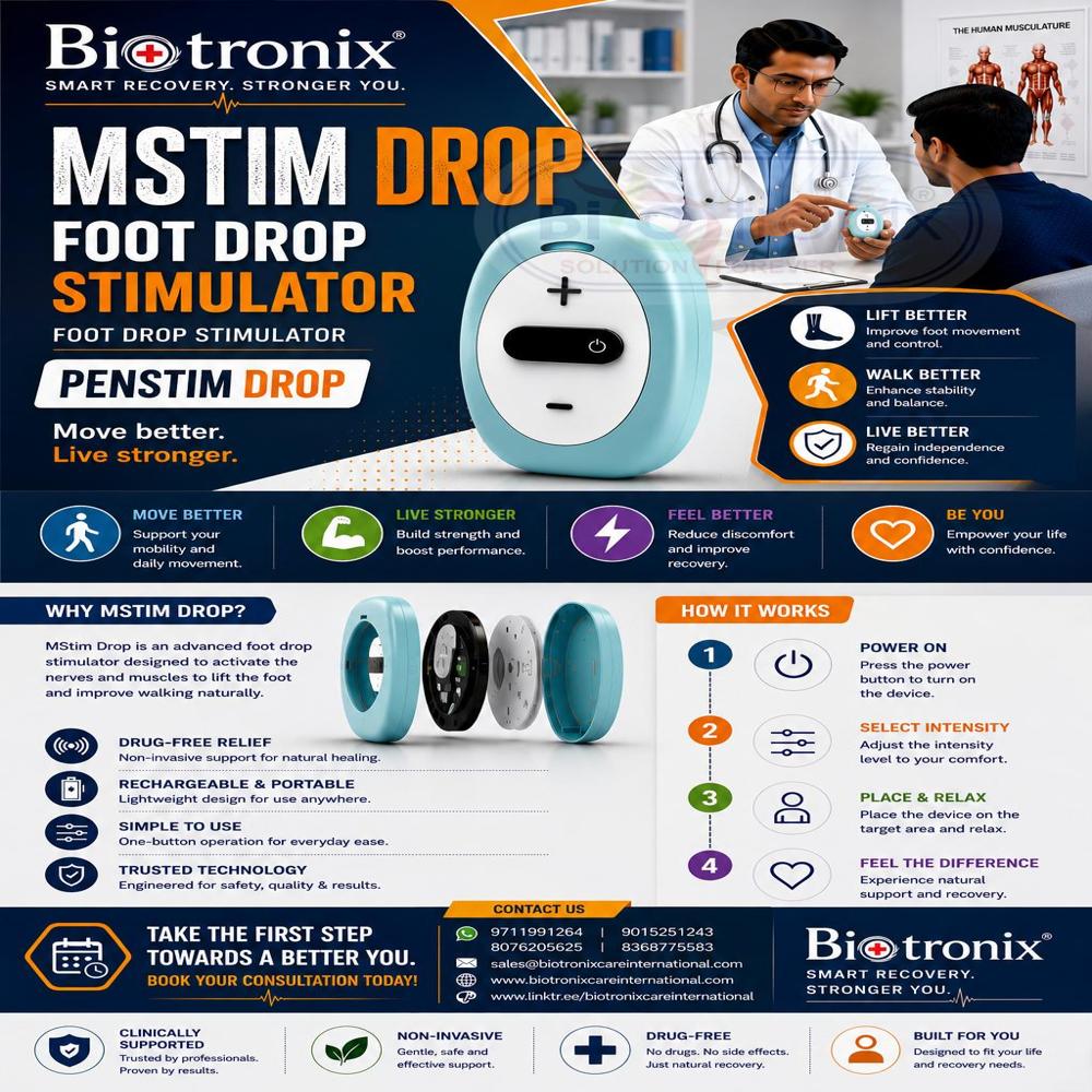 Electrical Rehabilitation Device for Foot Drop Mobility Recovery