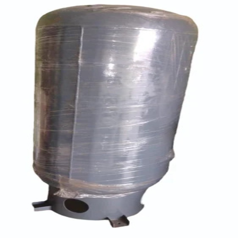 500 Ltr MS Air Compressor Tank - Mild Steel, Sky Blue, 8mm Shell Thickness | Horizontal, Heavy-Duty Legs, Large Manhole, 12 kg/cm² Pressure