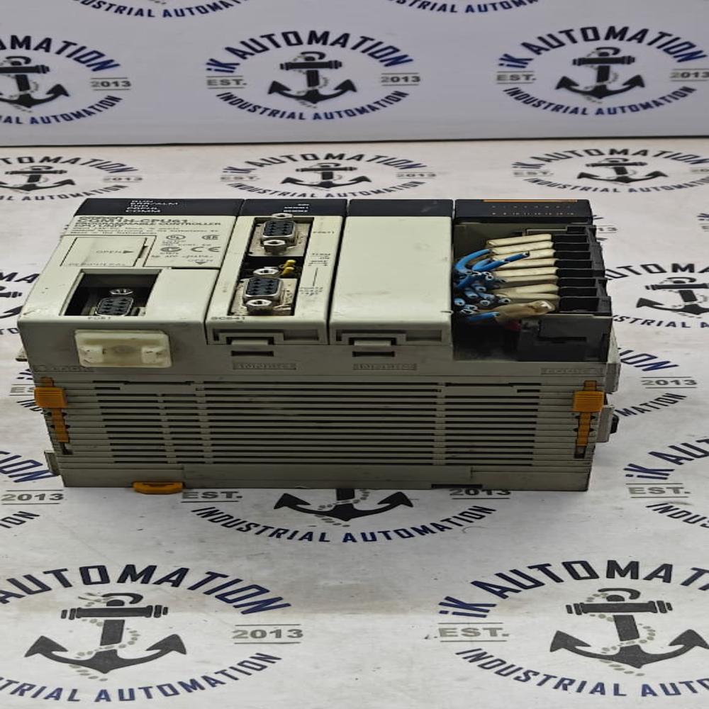 Omron Cqm1h-cpu61 - Plastic And Metal, 130x40x100 Mm, Beige | High-speed Processing, Expandable I/o, Rs-232c Ports, Battery Backup