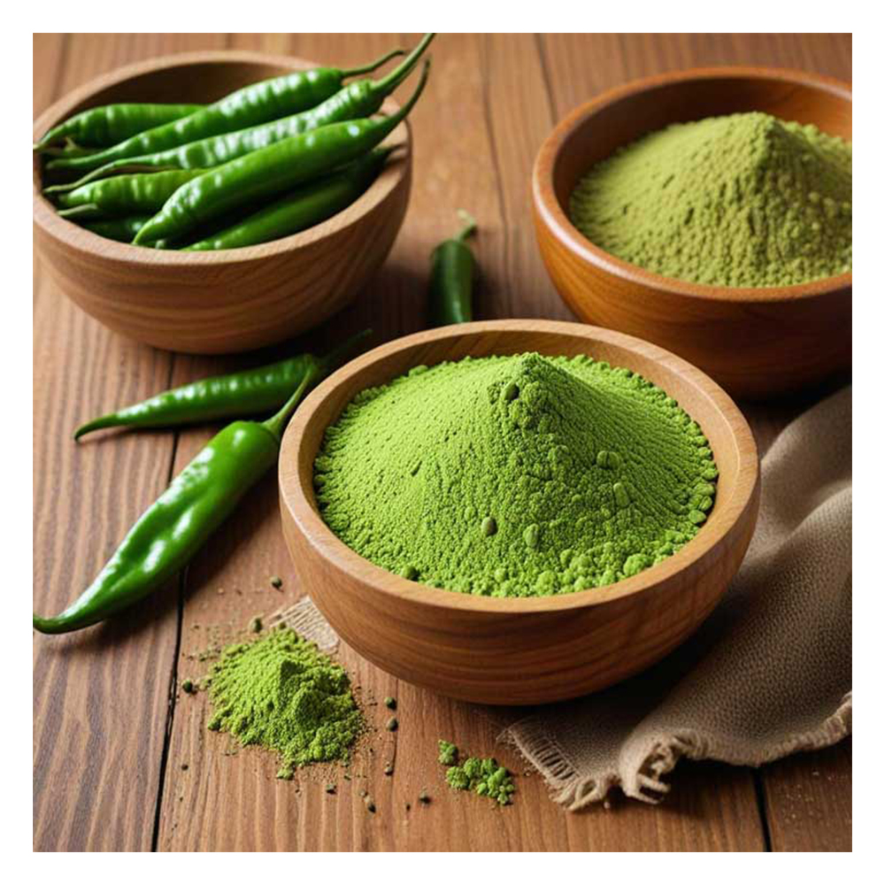 Green chili powder