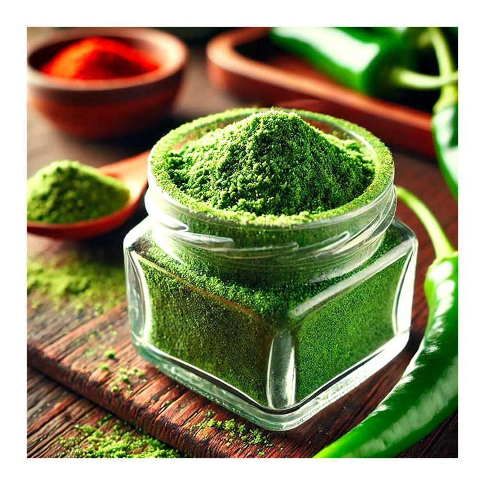 Green chili powder