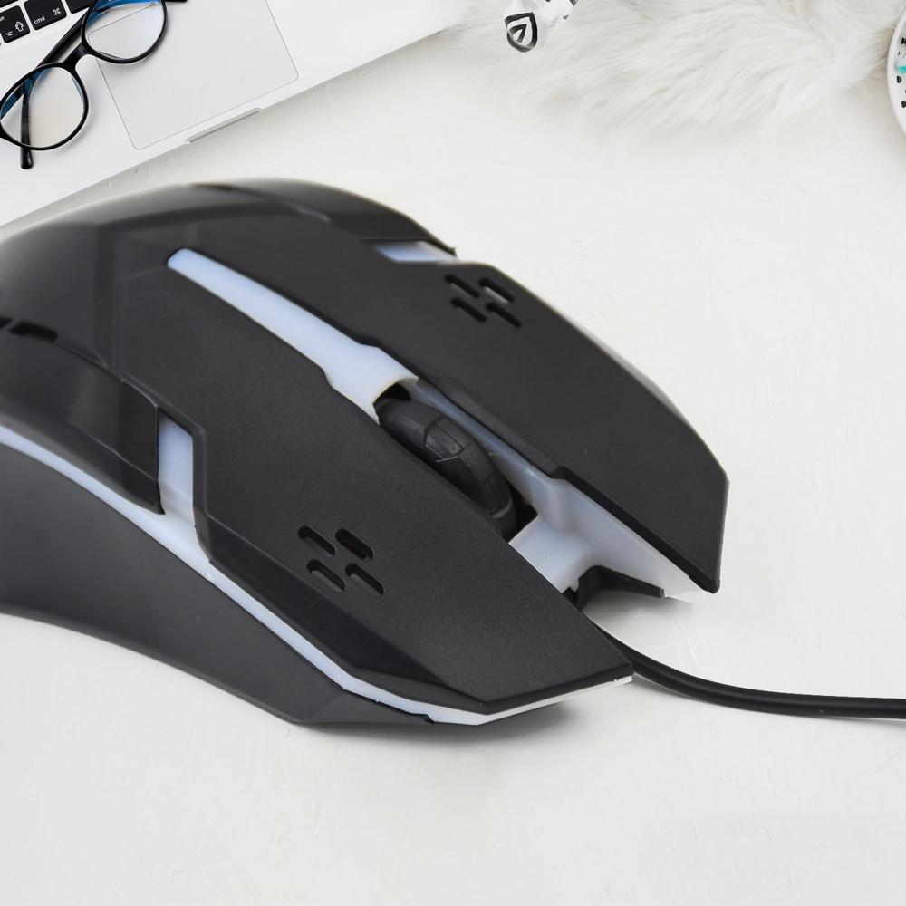 Computer / Laptop Usb Wired Optical Mouse (1 Pc) - Color: Mix