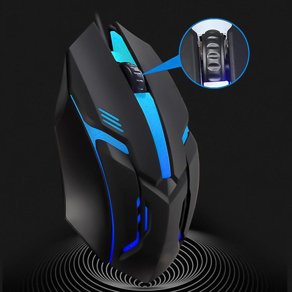 Computer / Laptop Usb Wired Optical Mouse (1 Pc) - Color: Mix