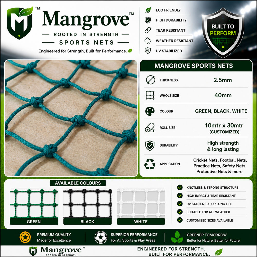 2.5mm cricket & football nets