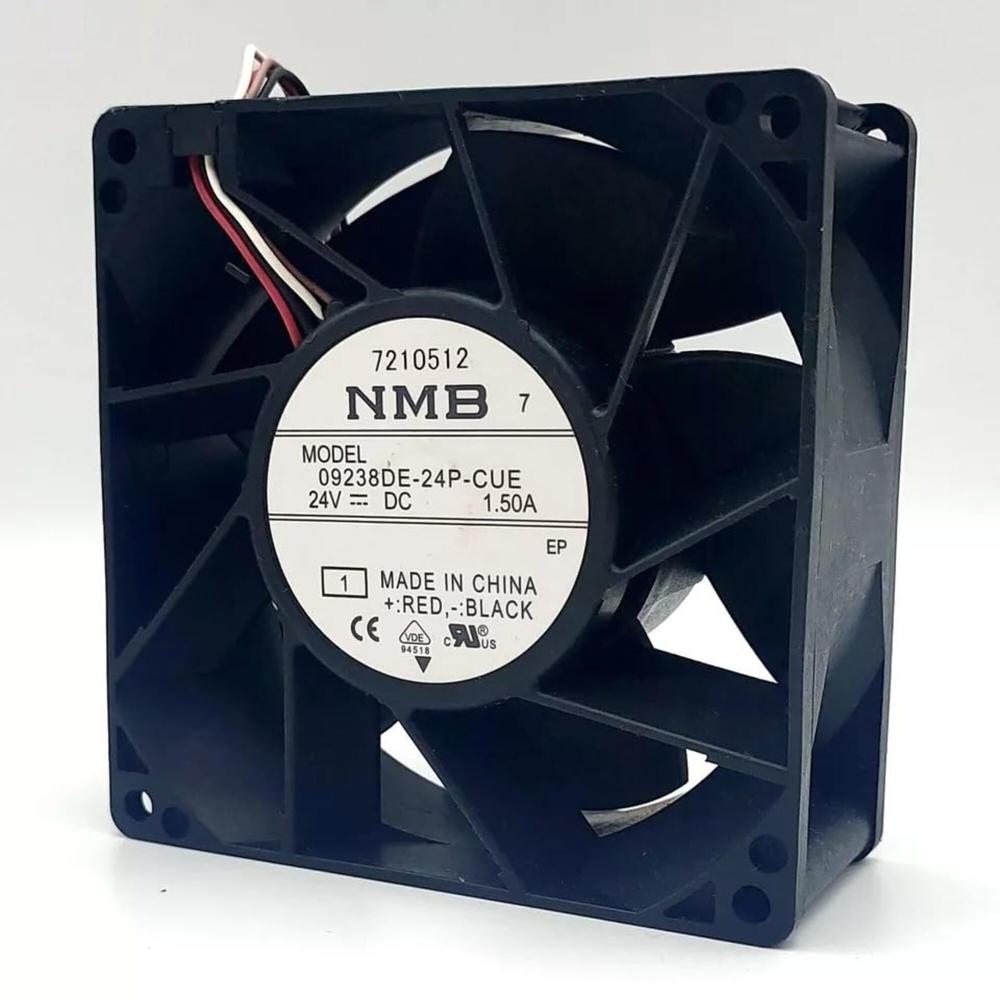NMB 09238DE-24P-CUE 24V DC 1.50A Ball Bearing Industrial Inverter Axial Cooling Fan