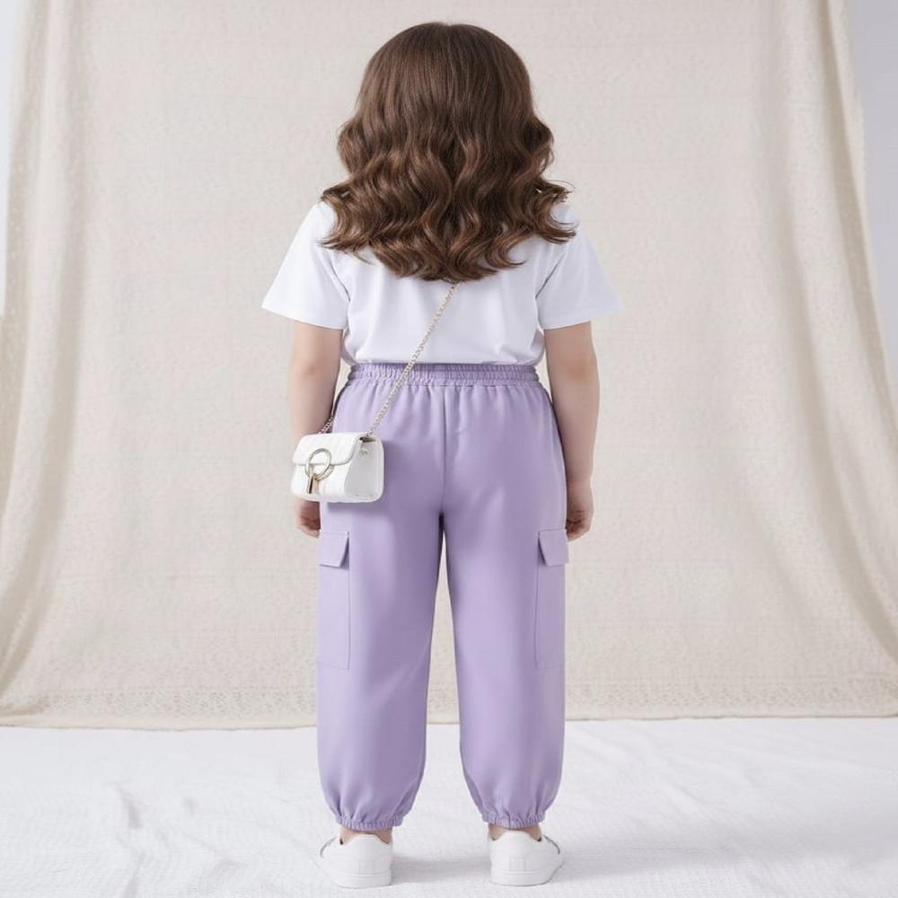 Trendy Kids Half Sleeve T shirt And jogger Set