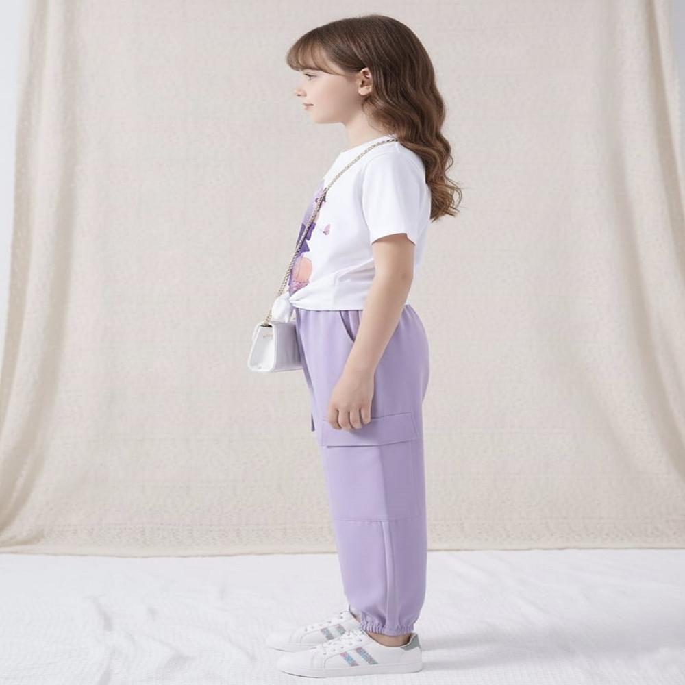 Trendy Kids Half Sleeve T shirt And jogger Set