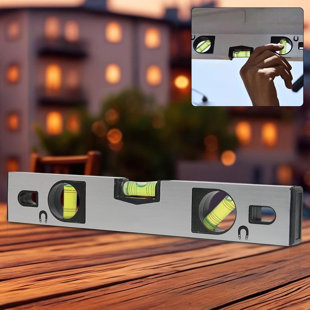 Spirit Level Carpenters Magnetic Level Overhead Viewing Slot - Color: Mix