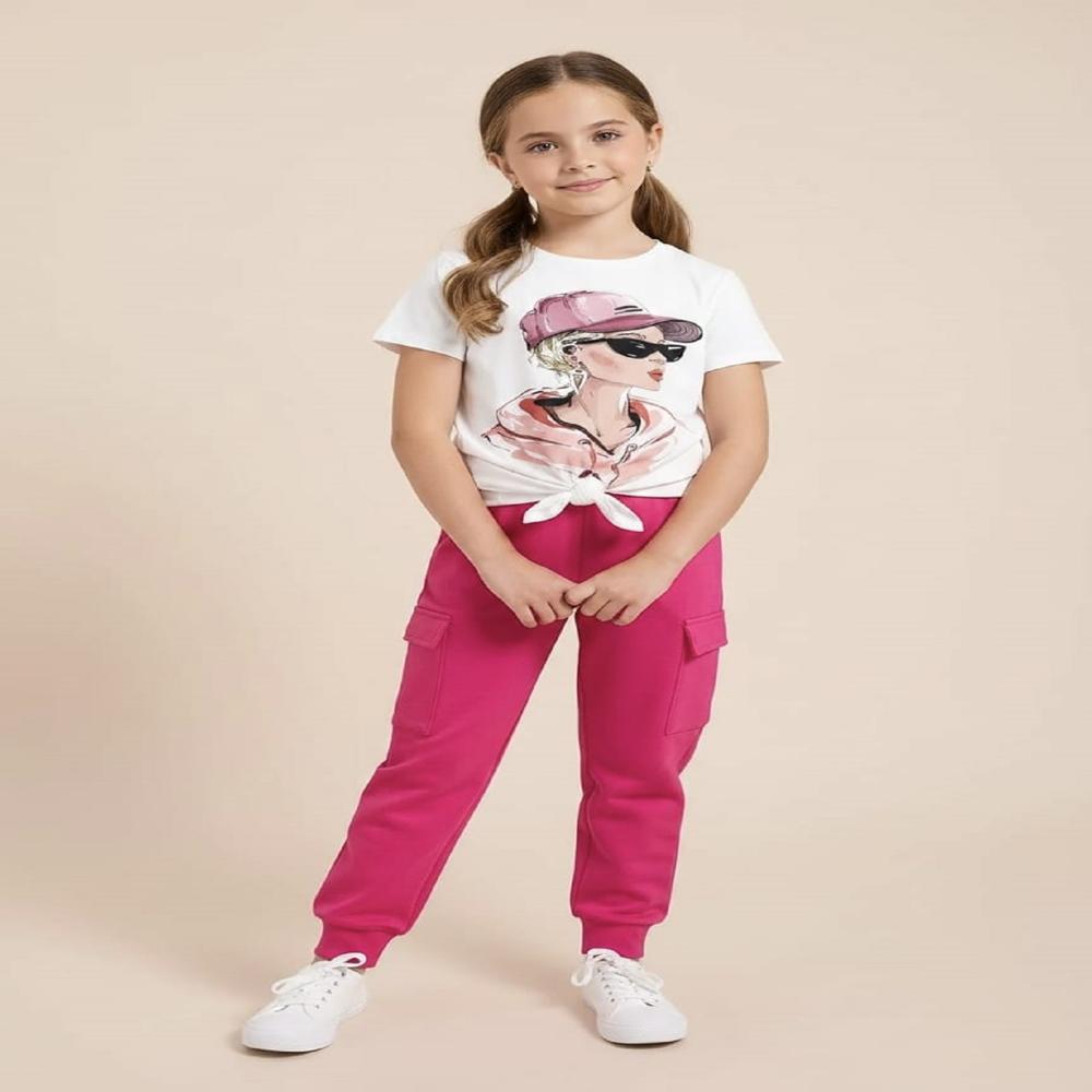 kids Girls Jogger Clothing Set