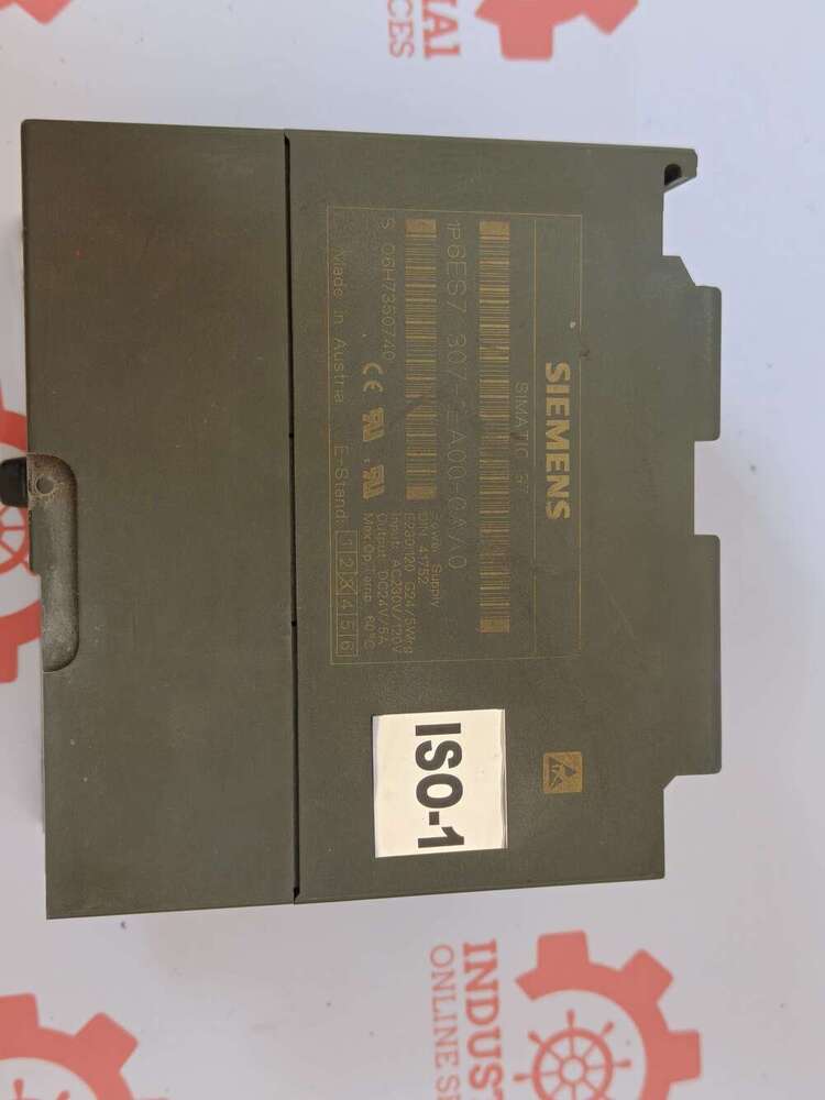 Siemens 6ES7 307-1EA00-0AA0 Simatic S7-300 PLC Power Supply Module
