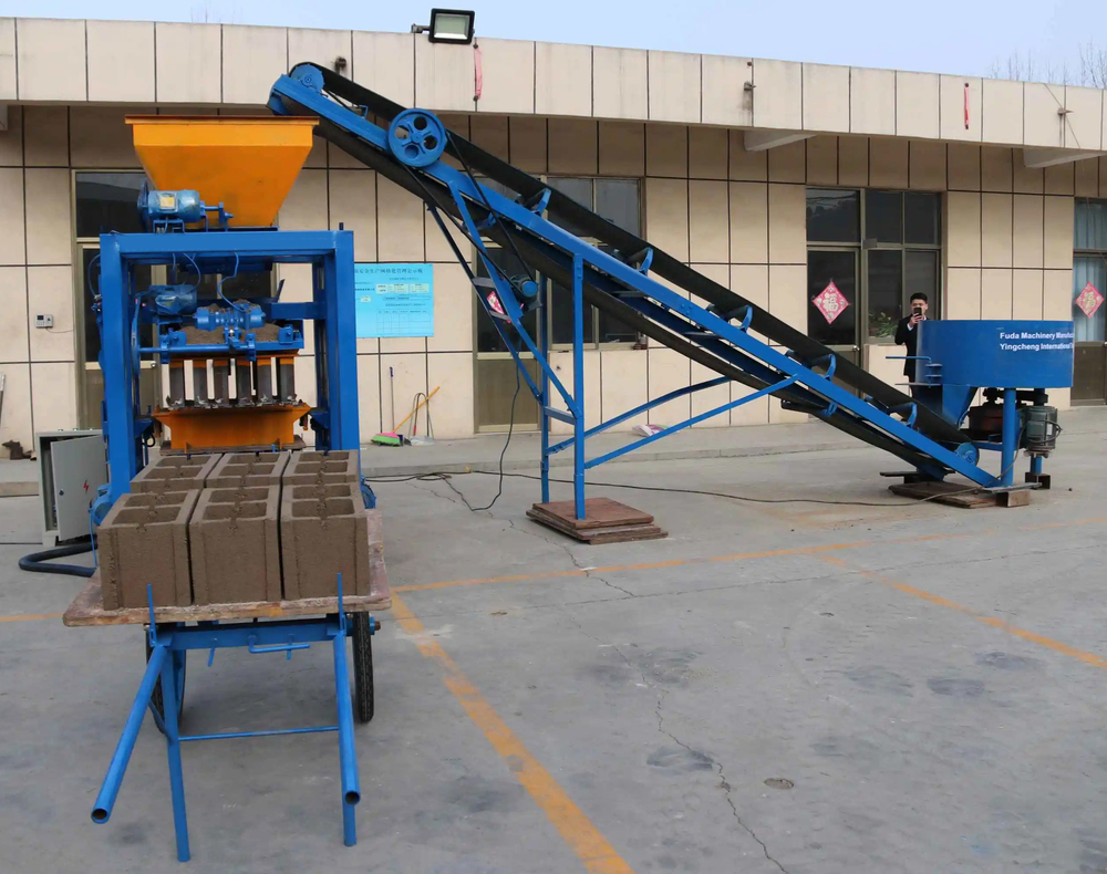 Qt424 Concrete Fly Ash Block Making Machine
