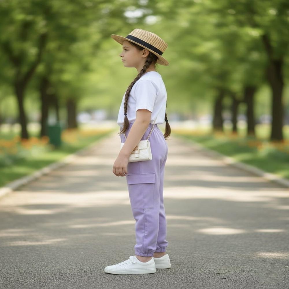 Girls Jogger Top And Botton Set