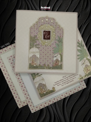 Pichvai Theam wedding Cards