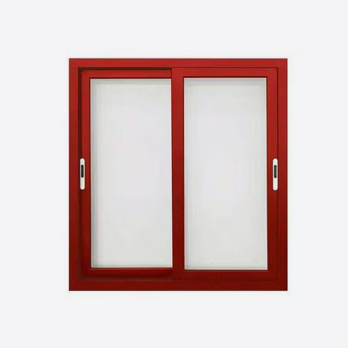 Aluminium Red Sliding Window
