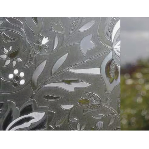 Rectangle White Decorative Glass